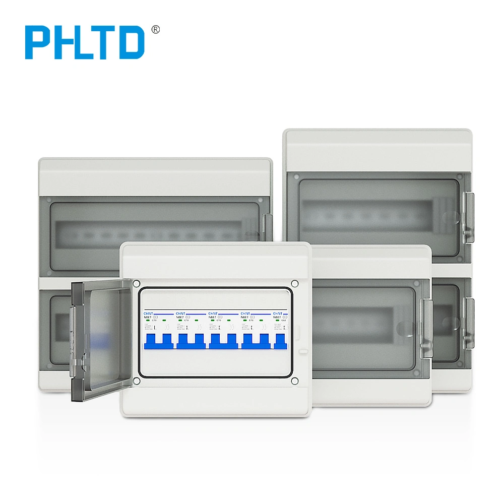 Phpc-36 Outdoor Waterproof IP65 PC Plastic MCB DC 36 Way Main Switch Box Electrical Distribution Box