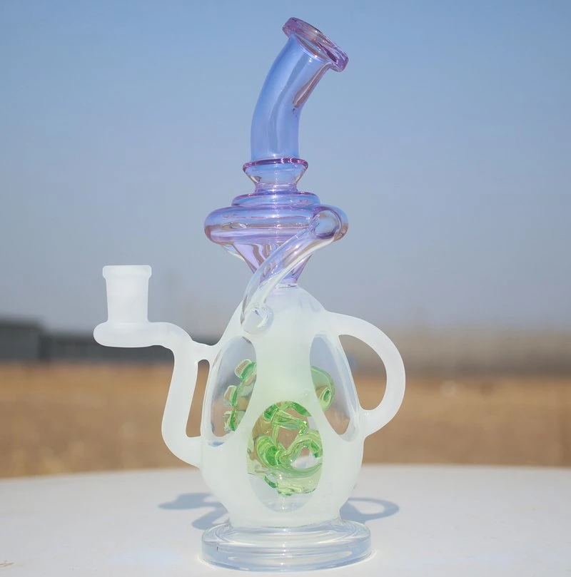 Wholesale/Supplier Brosilicate Glass Smoking Water Pipe with Dragon Perco Sandblasting DAB Rigs