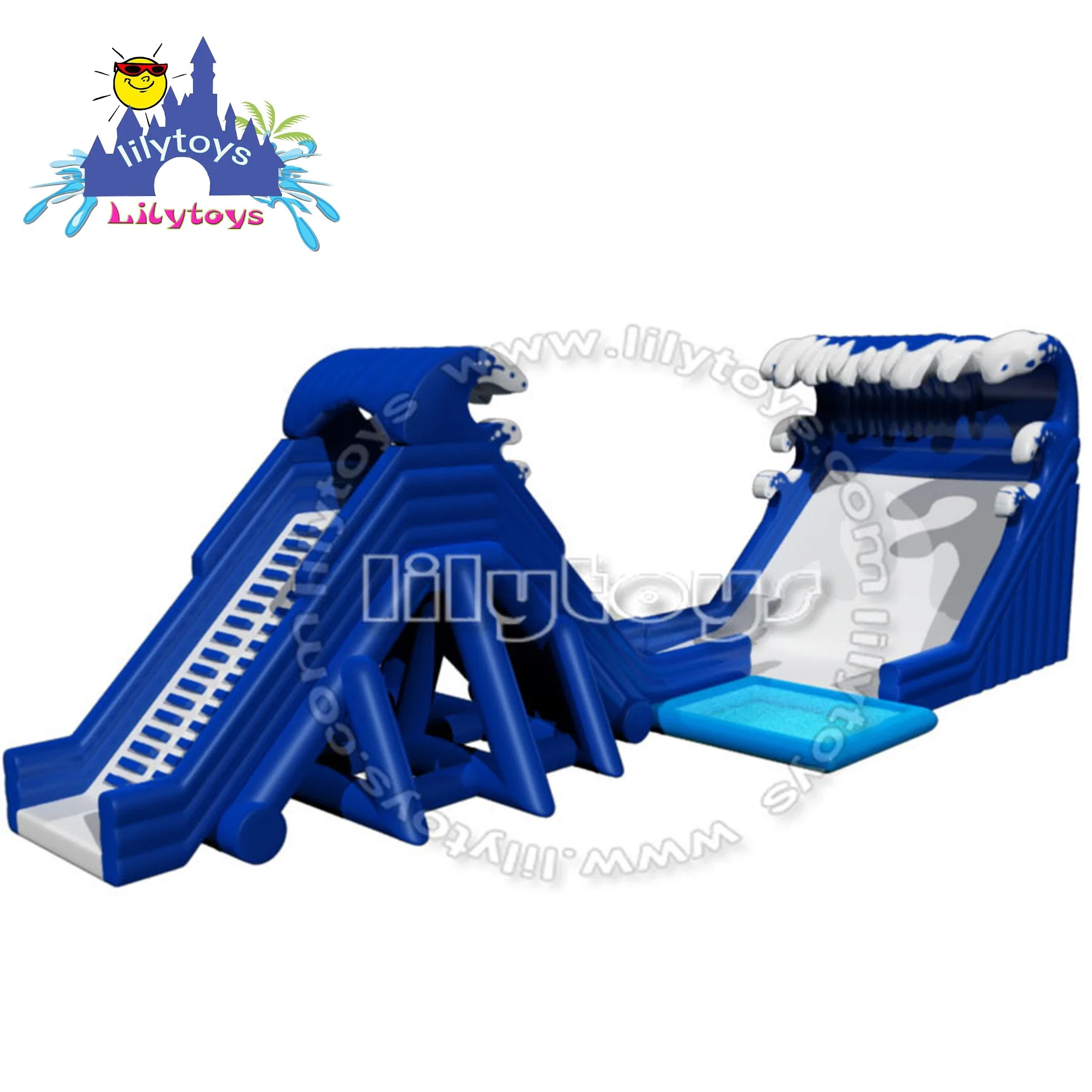 Giant Inflatable Water Slide Inflatable Adult Water Slide for Surfing