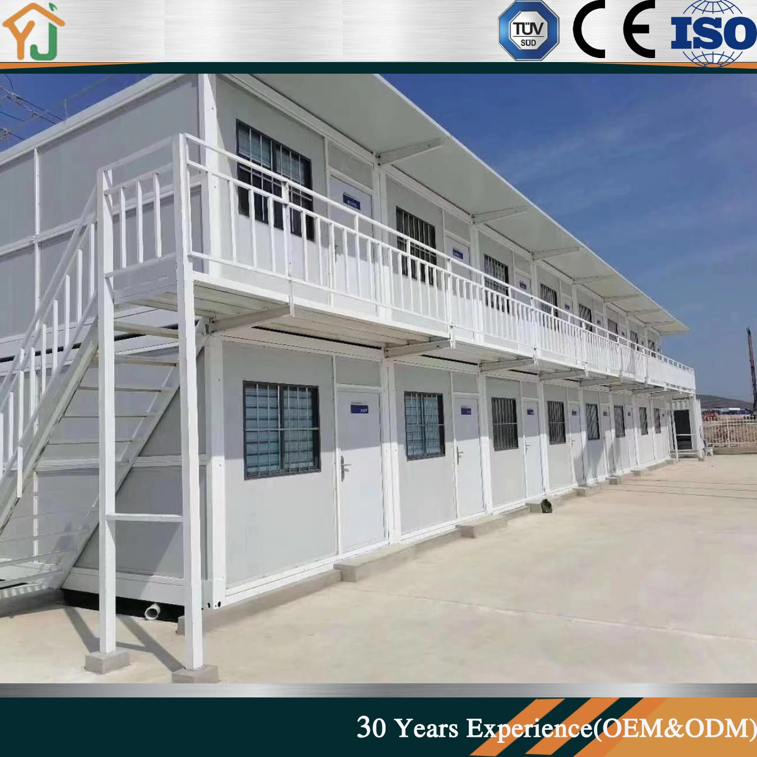 China Portable Rostfrei Integrierte Bewegliche Modulare Büro Mobile Luxus Vorgefertigte Fertighaus Container House