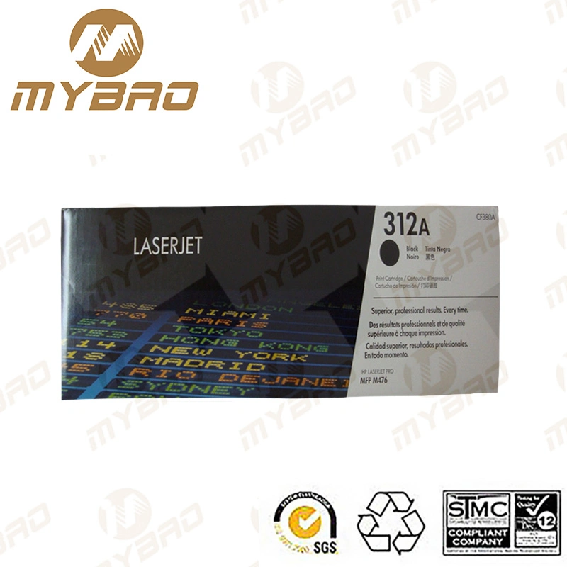 Original Toner Cartridge for HP Printer 312A Toner CF380A CF381A CF382A CF383A