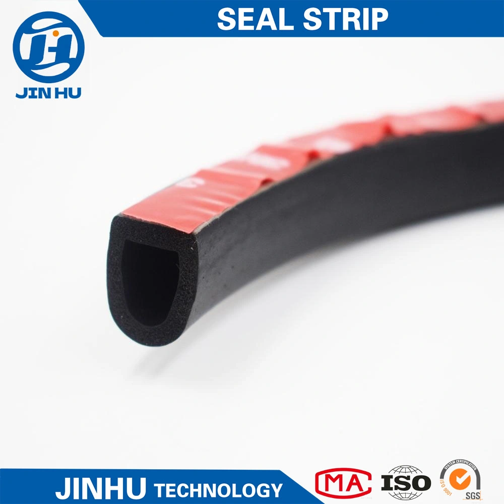 Chinese Suppliers Wholesale/Supplier of Factory Soundproof EPDM Rubber Sealing Strip D Type Weather Strip for Door