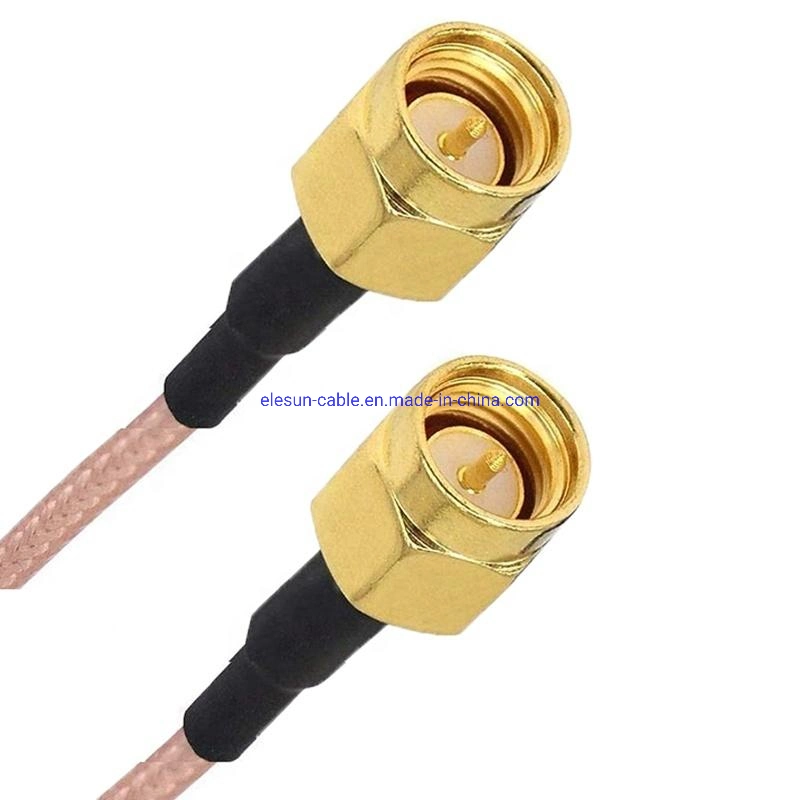 50ohm Low Loss Rg178 Rg179 Rg316 Rg400 PTFE RF Jumper Antenna Cable with SMA Connector Cable for Antenna