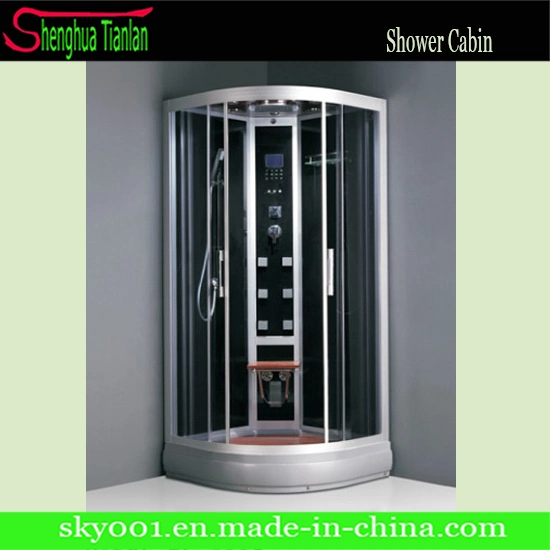 Black Potable Hydro Massage Steam Shower Bathroom (TL-8805)