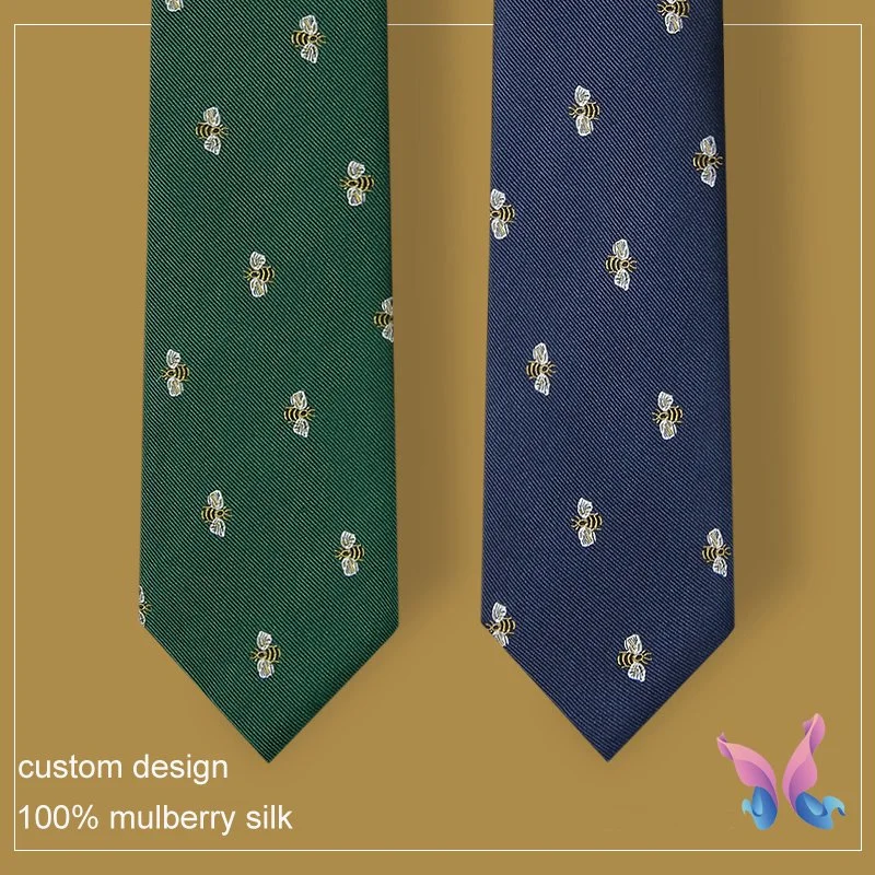 Wholesale/Supplier Luxury Pure Silk Digital Printed Woven Silk Tie with Custom Label