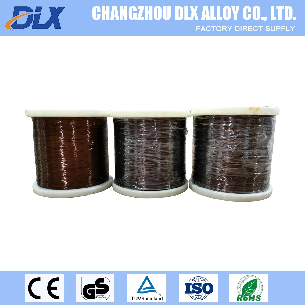 Precision Alloy 155 180 Degree Polyurethane Enameled Copper Nickel Heating Wire for Resistor
