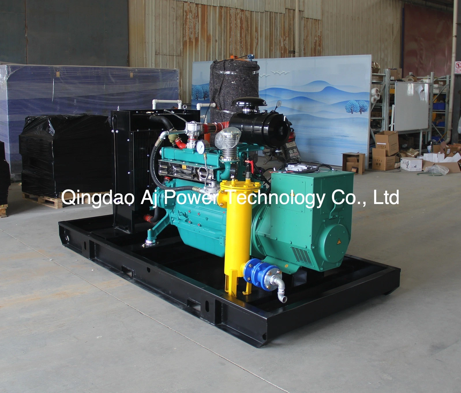 62.5kVA 50kw Natural Gas Genset with Shangchai Sc4ht90d2 Engine