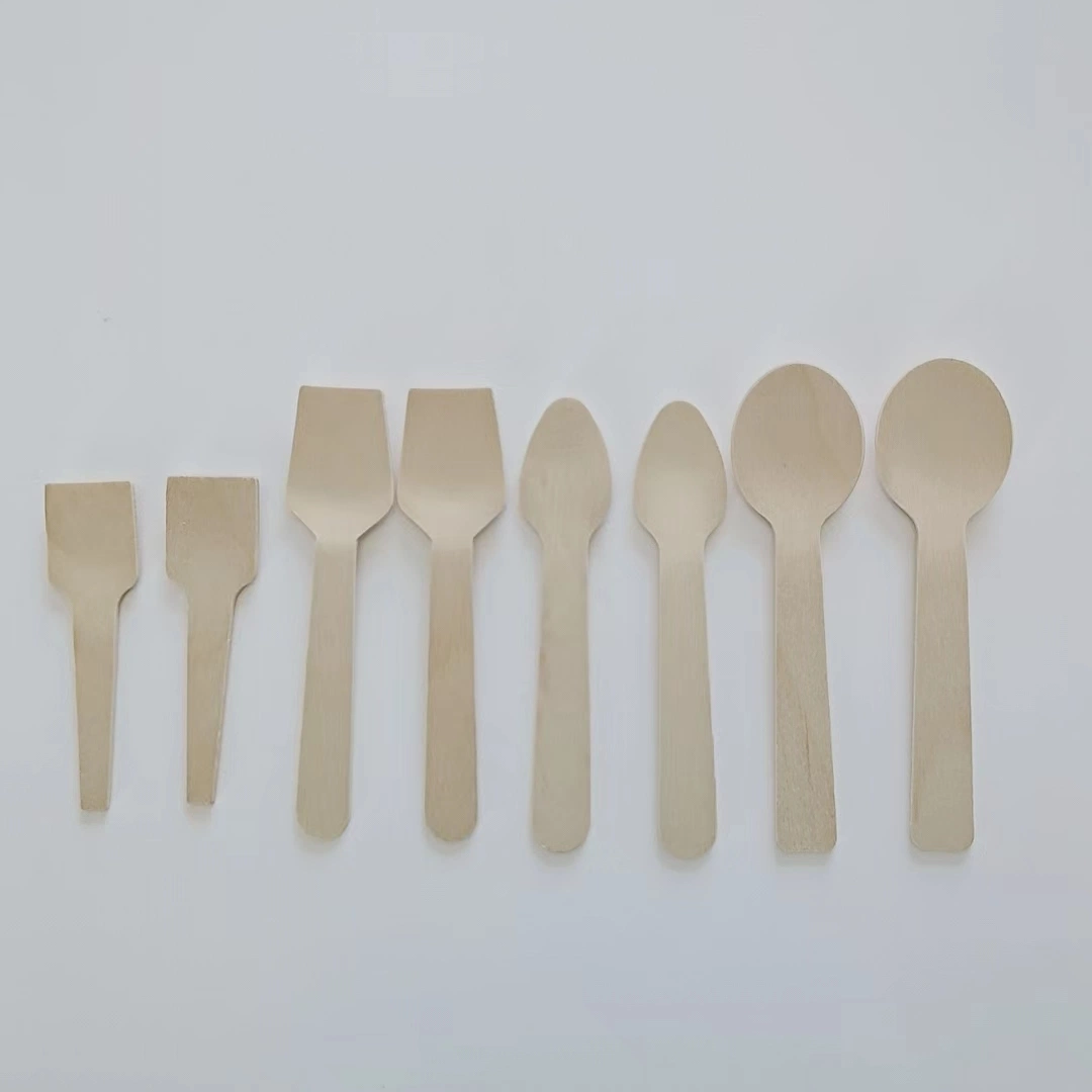 Disposable Cutlery Wooden Fork Spoon Knife Cutlery for Europen Countries