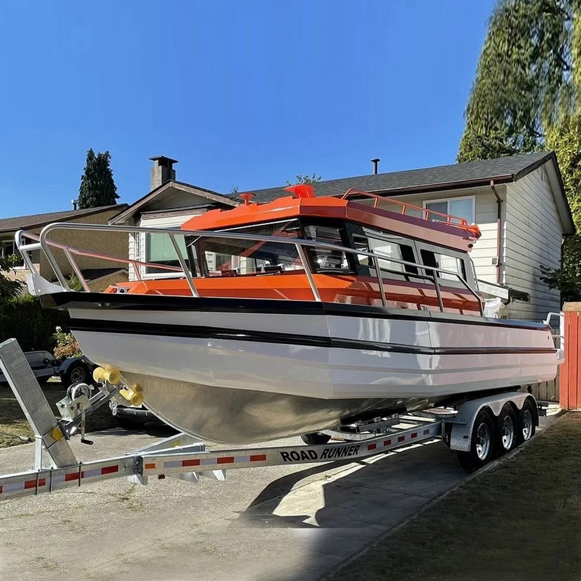 Gospel 9m Offshore Outboard Cabin Cruiser Small Yacht Aluminium Fishing Boat