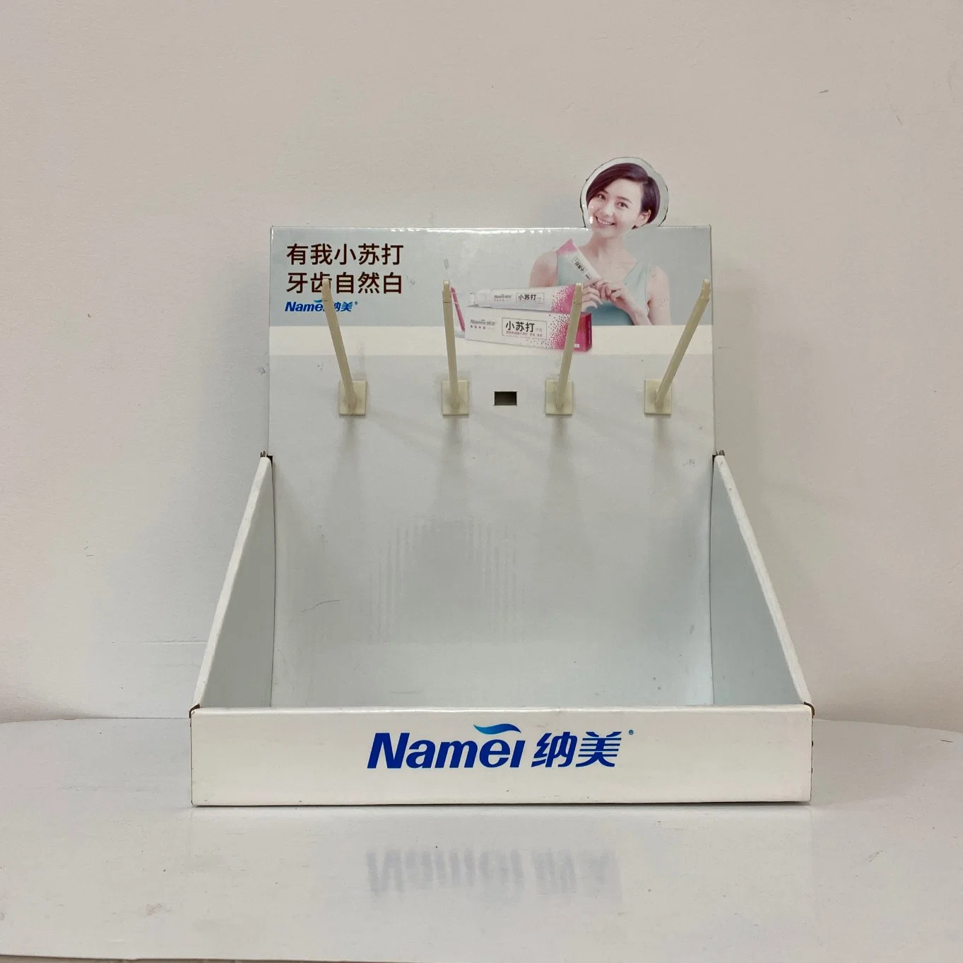 Small Cardboard Table Counter Display Stand, POS Cardboard PDQ Counter Display Boxes