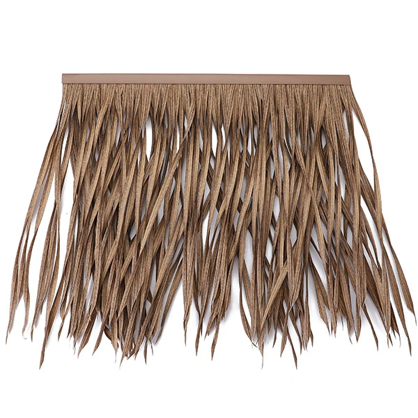 China Manufacturer Plastic Synthetic Thatch Roofing Tiki Thatch