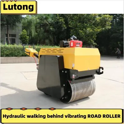 Lutong Factory Direct High quality/High cost performance  Handheld Road Roller Double Drum Fast Delivery