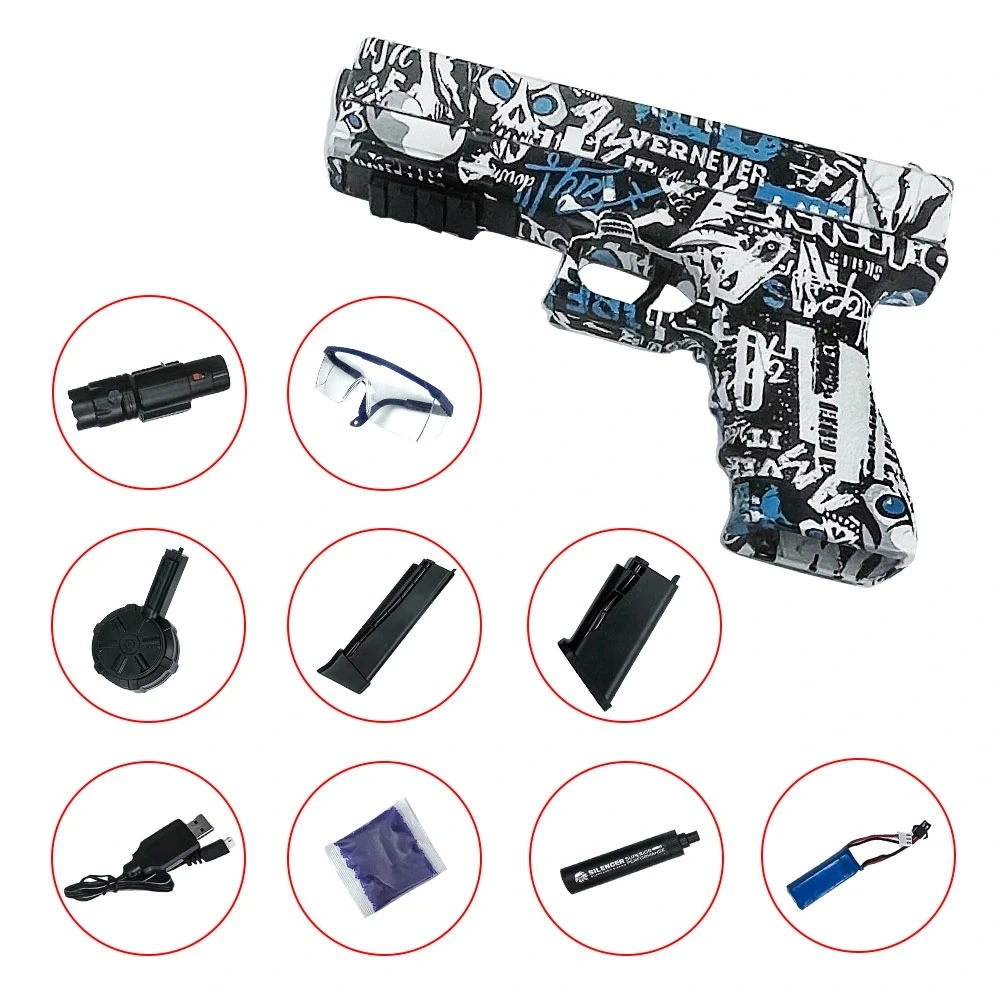 Gel Ball Blaster Toy Gun with Water Bullets for Boys Electric Water Pistol 2022 Splatter Ball Gun Shooting Outdoor