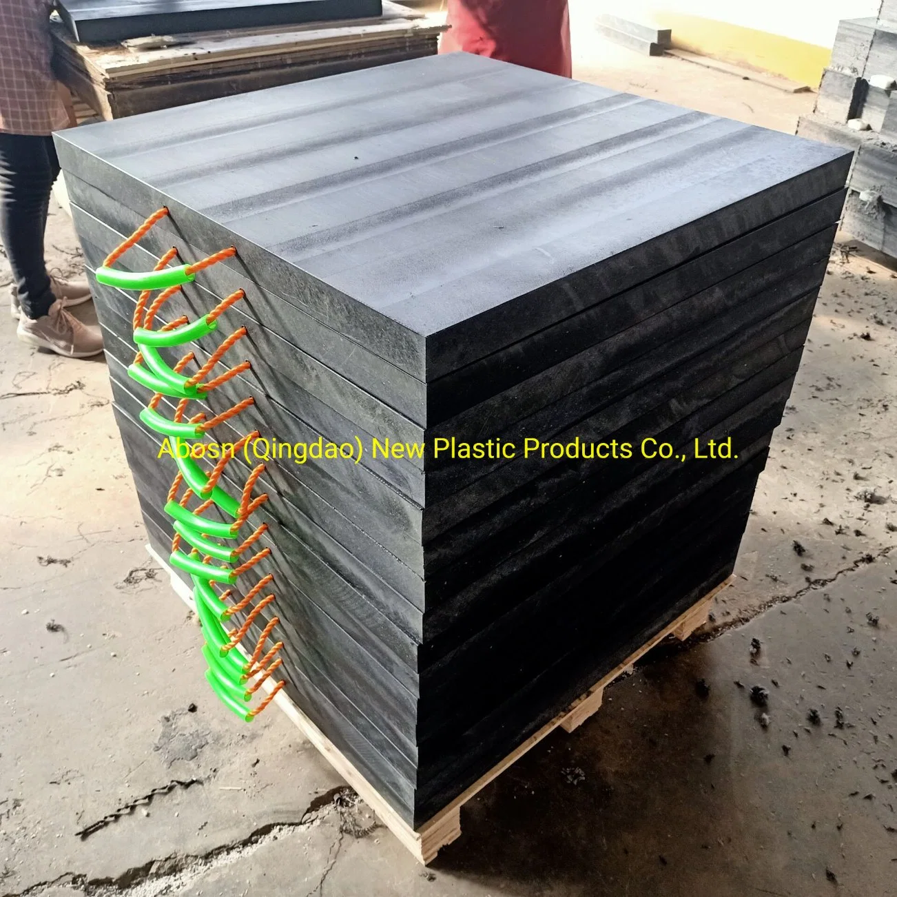 Impact Resistance Plastic UHMWPE Support Block, Crane Outrigger Pads