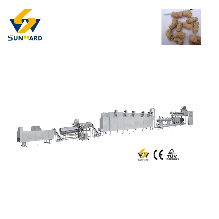 Soy Meat Processing Line Textured Vegetable Soya Protein Making Machine