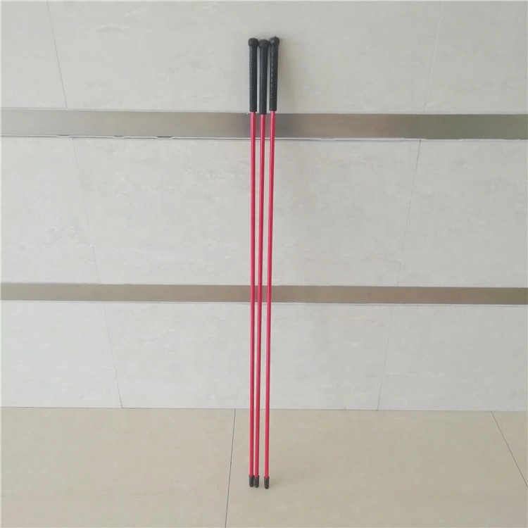 Flexible Fiberglass FRP GRP Composite Material Trekking Pole Cattle Crutch Hand Walking Stick Prod/Goad/Alpenstock for Mountain Climbing