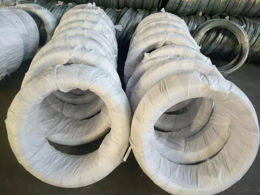 China Shengteng Brand Hot Rolled Galvanized Steel Wire Rod in Coils