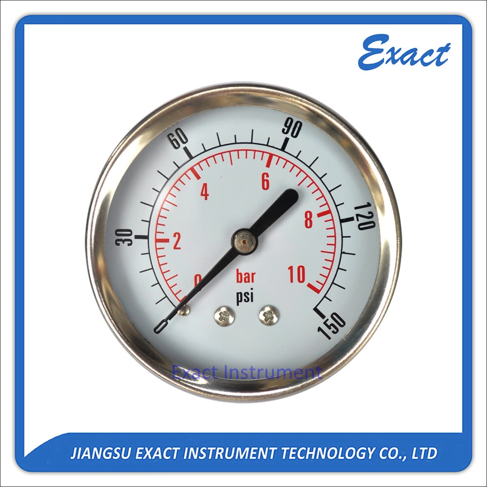 Hot Sale Type en acier Manometer-Stainless Meter-Industrial Instrument de pression