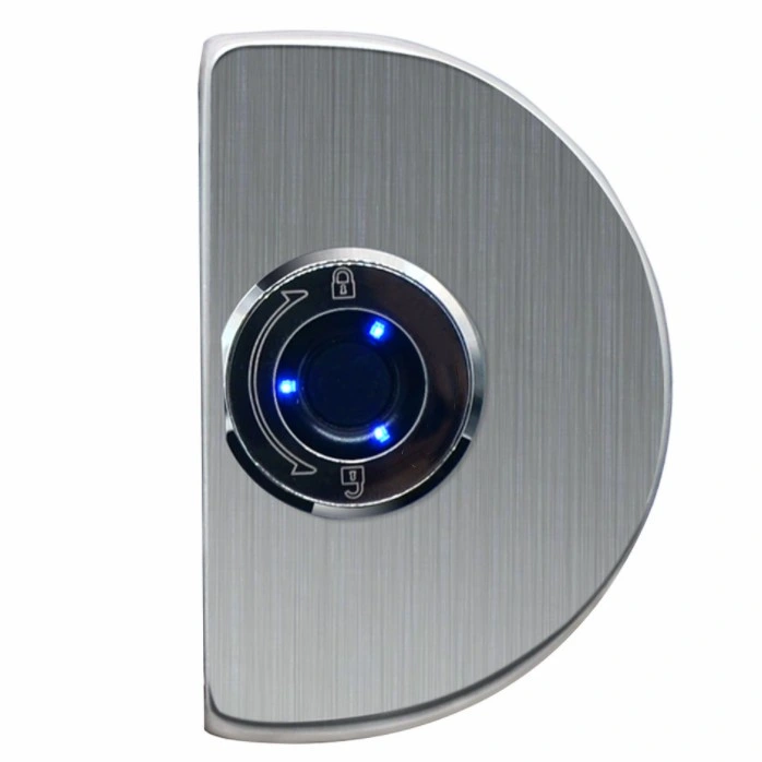 Safe Stainless Steel Electronic Fingerprint Glass Door Smart Lock Hardware