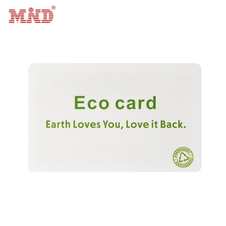 Degradable Eco-Friendly Recycled Bio Card Biodegradable Card Bio PVC Cards