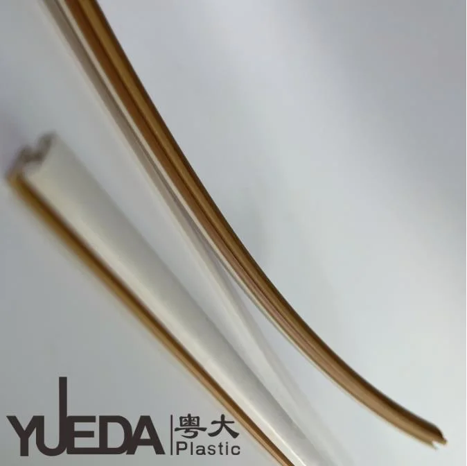 Tiras de plástico Yueda PVC Bone Strip para bandagem de Sofa Edge Tira de vedação em forma de T.