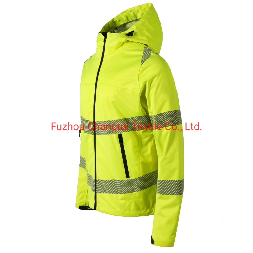 Customized OEM ODM Ladys Reflective Jacket Workwear Windbreaker Jacket Safety Apparel From Factory Wholesales