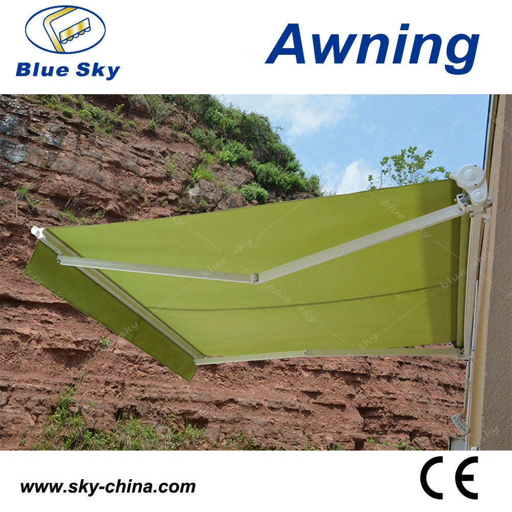 Aluminum Polyester Window Sunshade Anti-UV Retractable Awning Tent (B3200)