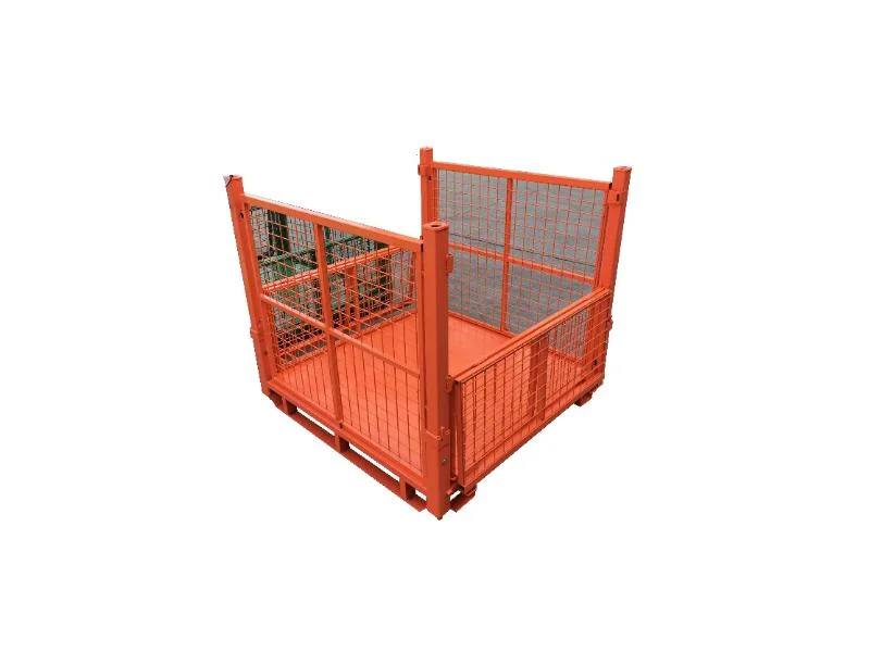 Customized Pallets with Casters Cage Container Wire Metal Storage Cages for Sorage