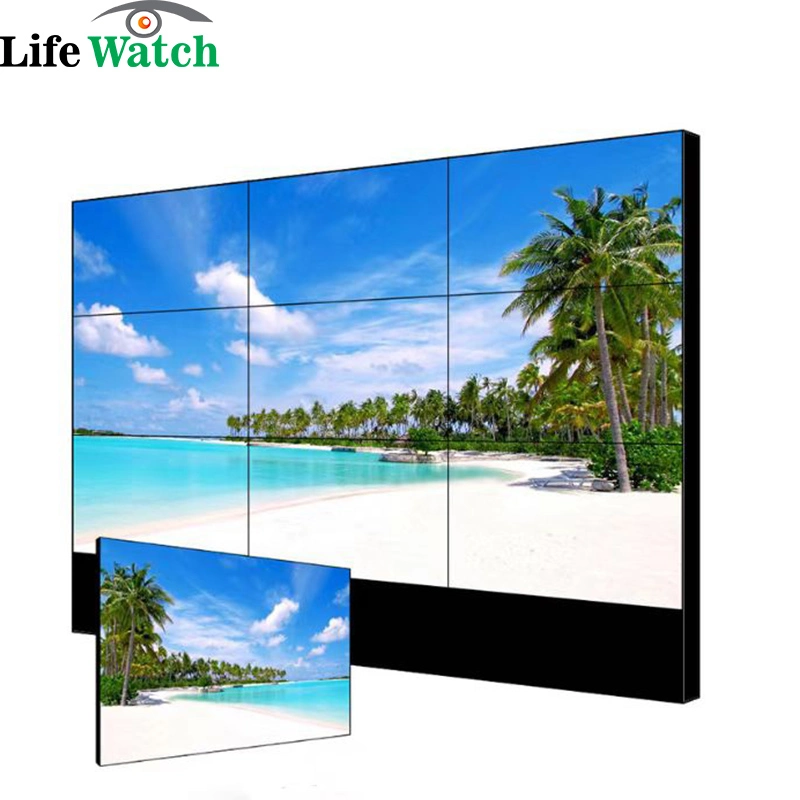 55-Inch 1.8mm Bezel 500 Nit LCD TV Wall