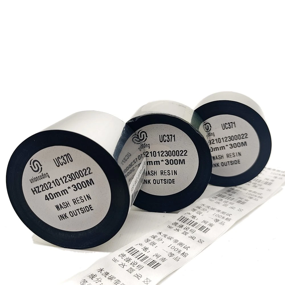 Wash Resin Ribbon - 30mm 35mm 40mm 45mm 50mm X 300 M Thermal Transfer Barcode Ribbon Use to Wash Label Care