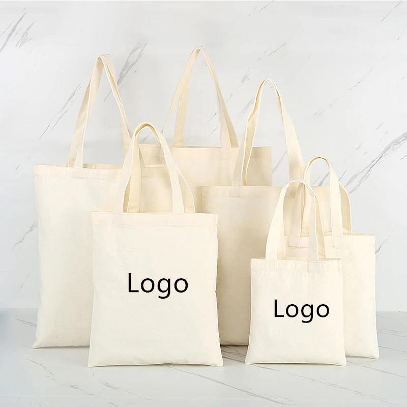 Original Factory OEM Custom Design Printed Cotton Canvas Jute Tote Shopper Bag Drawstring Bags