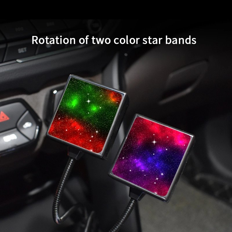 El techo del coche LED Estrellas Noche de Luz iluminación decorativa para coche USB de la azotea del techo de la luz de estrellas