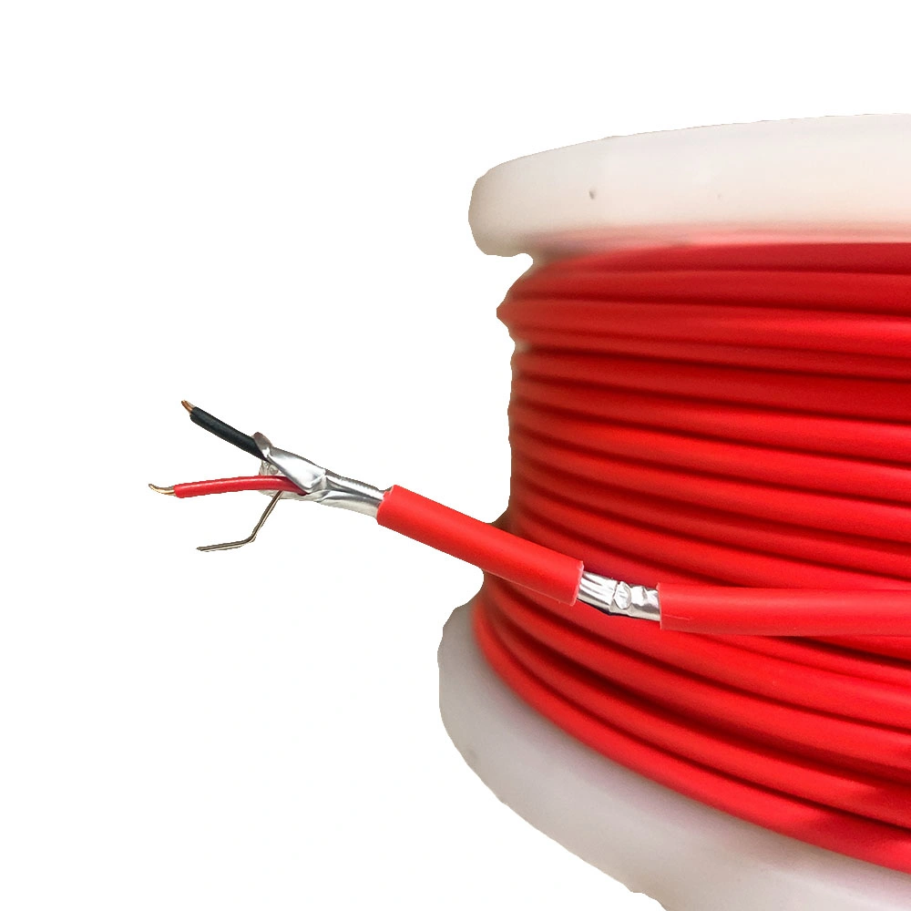 Fire Alarm Cable, 14/16/18/2, Solid, Shielded, Fplp (Plenum) , 1000FT Spool Fire Alarm Cable 16/18/20AWG 2core 4core Flame Retardant Silica Gel CE RoHS