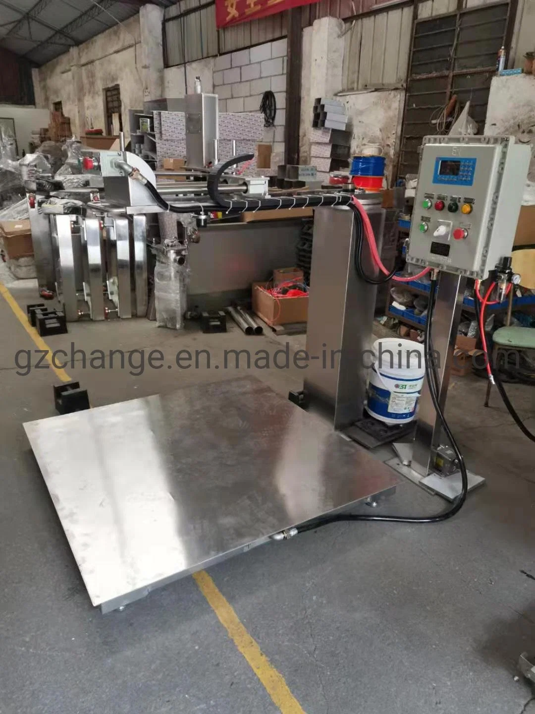 200L palette 1000L IBC Machine de remplissage de lubrification de l'huile moteur