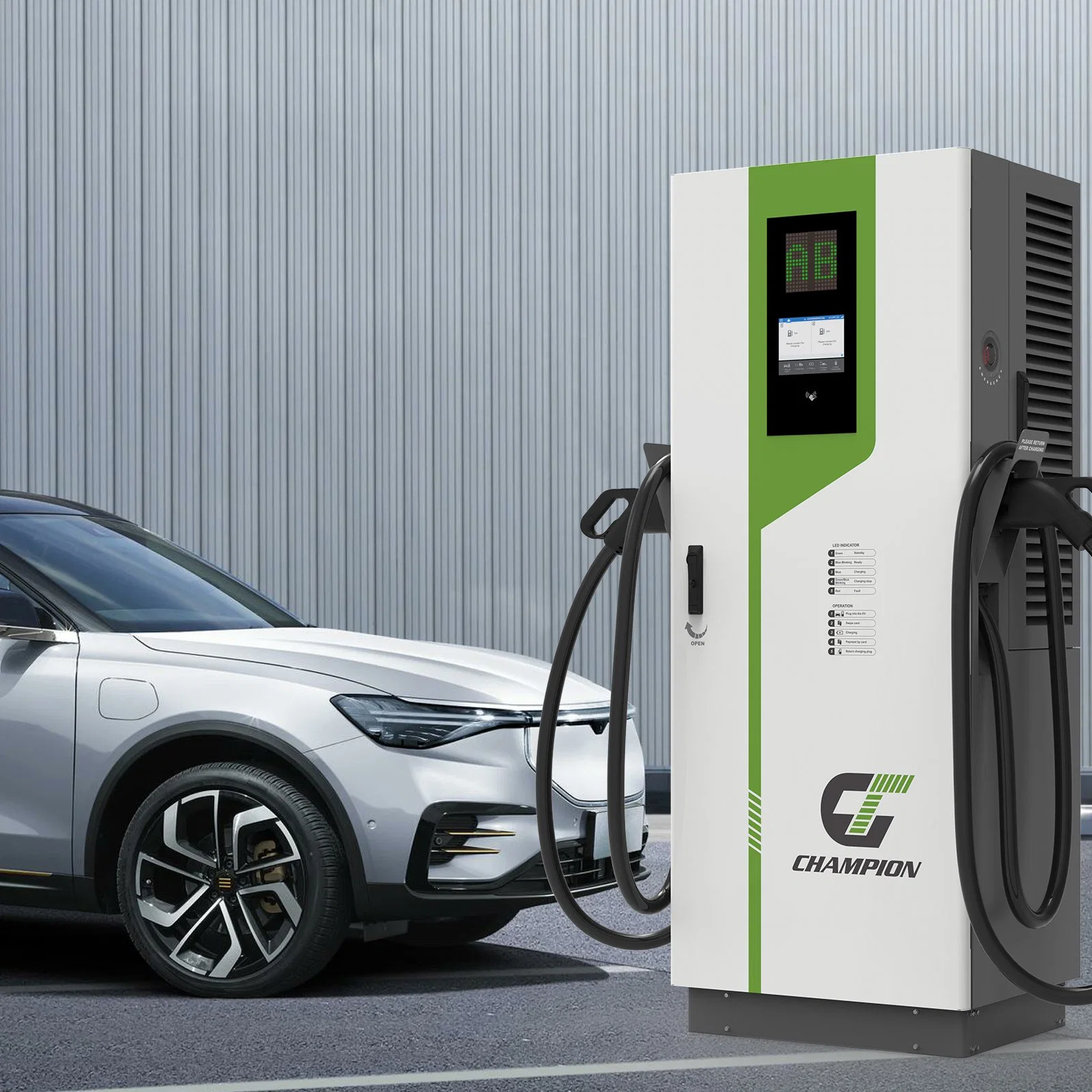 Hot Sale DC EV Charging Station CCS 2 60kw Electric Car Charger with 1000V Output Voltage Ocpp EV DC Fast Charger