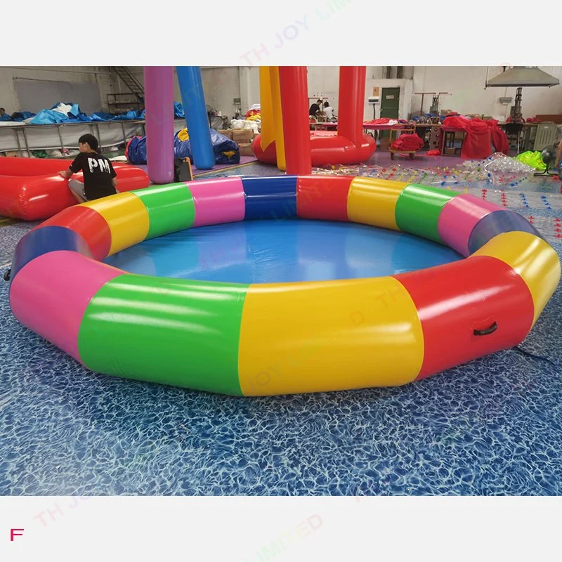 Piscina Commecial Portable 8m piscina de agua inflable redondo para juegos de agua