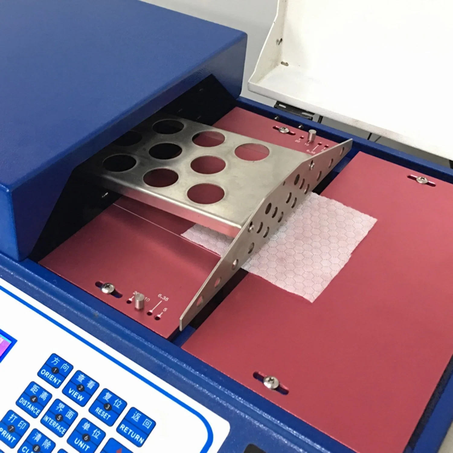 Instrumento de teste de precisão suave para papel higiénico/papel/não tecido/película Tecidos