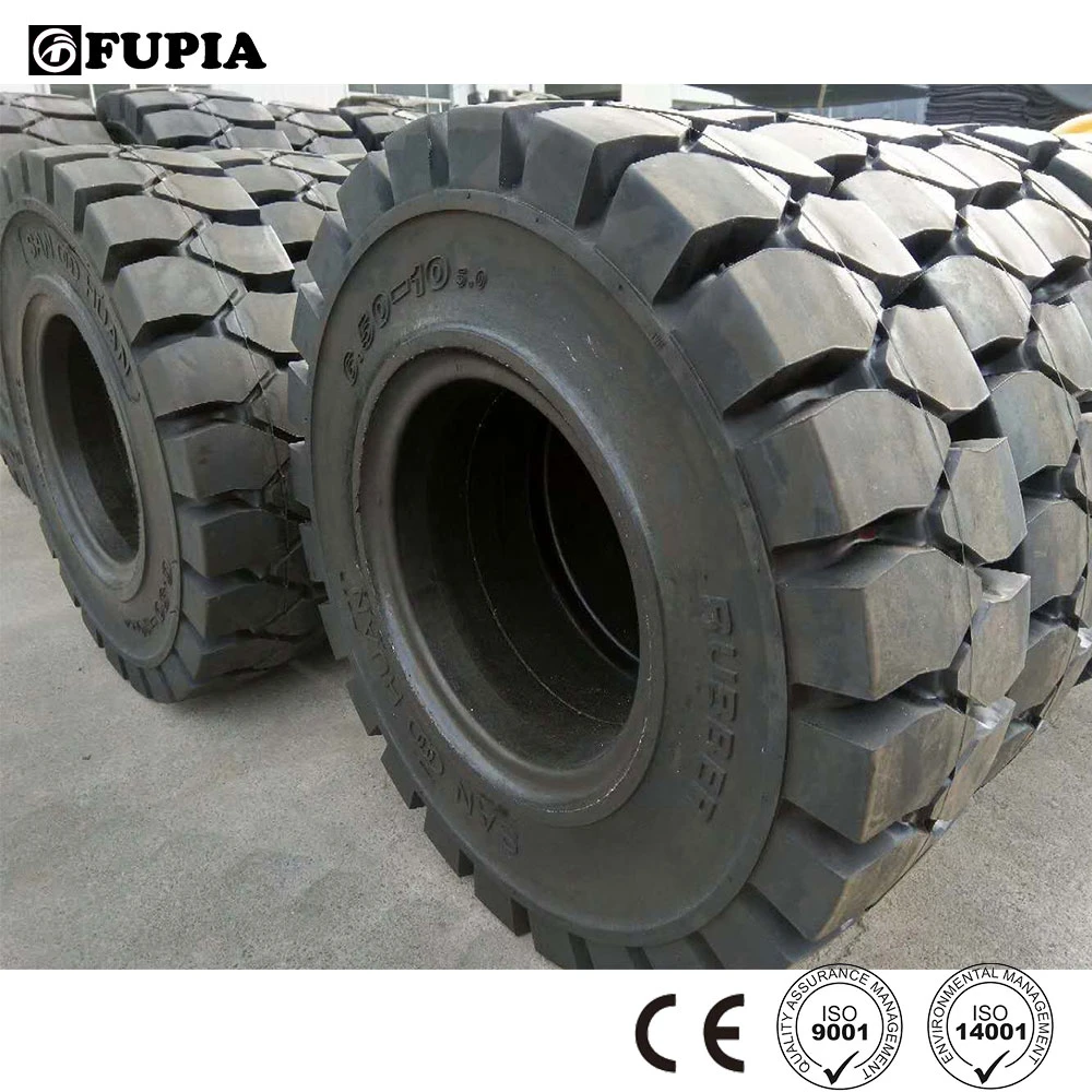 Forklift Tire Non Marking Solid Tires 500-8 600-9 650-10 700-12 8.25-15