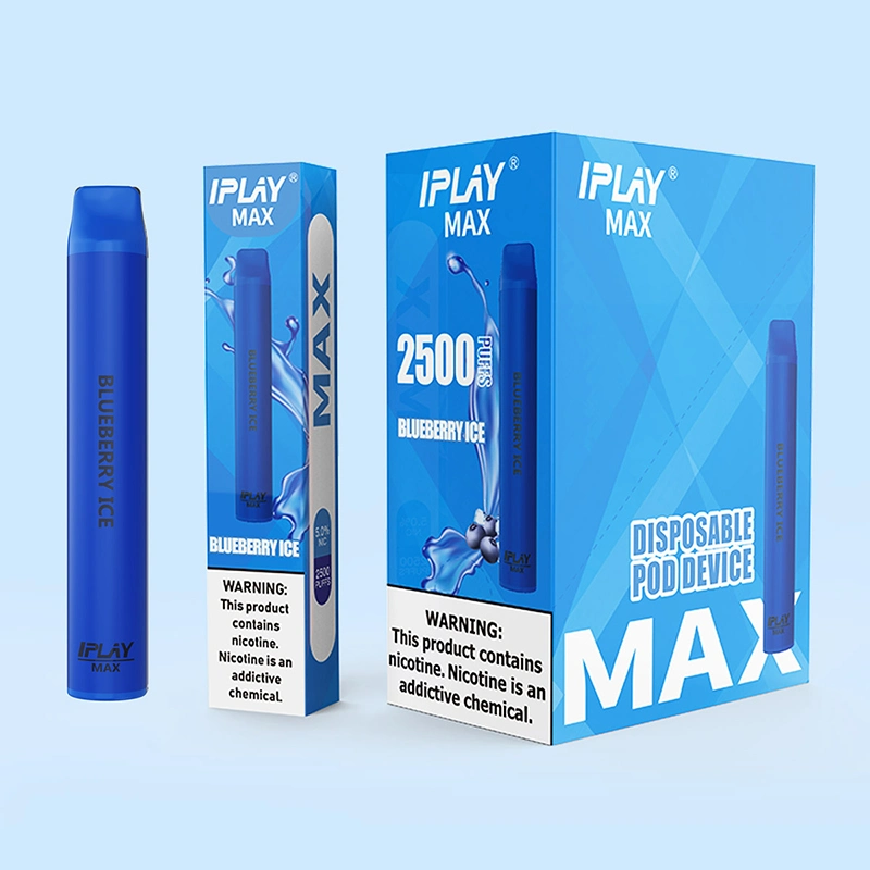 إيسيجارة بالجملة إيplay ماكس 2500 النفحة قلم Vape قابل للتفخر للاستخدام