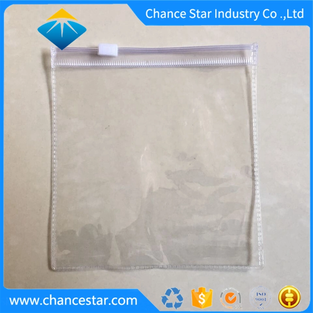 Custom Small Gift Use Transparent PVC Zipper Bags Plastic Zip Lock Packaging Bags