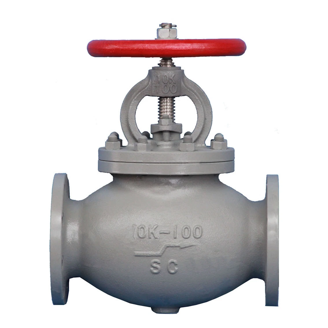 OEM Flanged Manual 15K 16K JIS Standard Marine Cast Iron Globe Valve