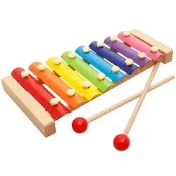 Frame Style Xylophone Funny Toys Wooden Musical Instrument Educational Toy for Kids