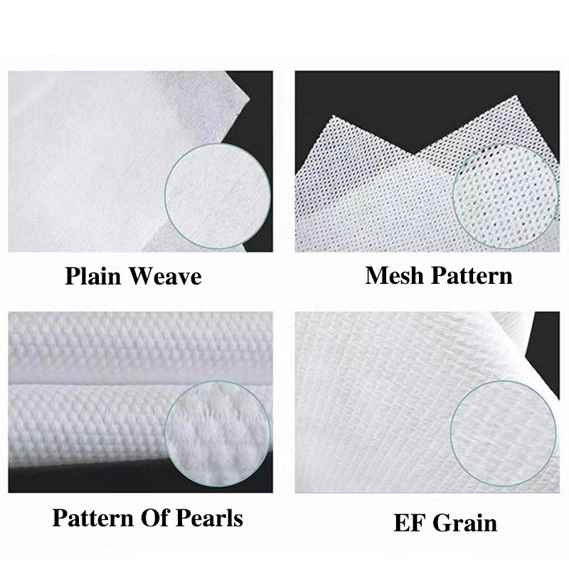 Eco-Friendly Hygiene Application Material Pure Cotton Spunlace Nonwoven Fabric
