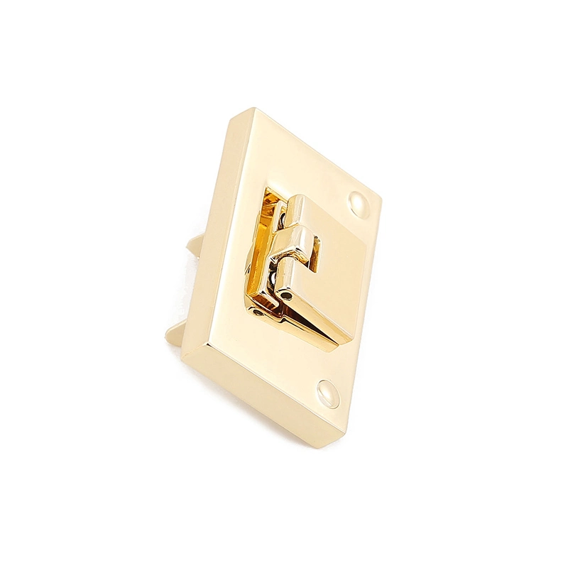 Light Gold Metal Twist Lock Clasp Push Lock Accessories for Handbag/Purse/Luggage