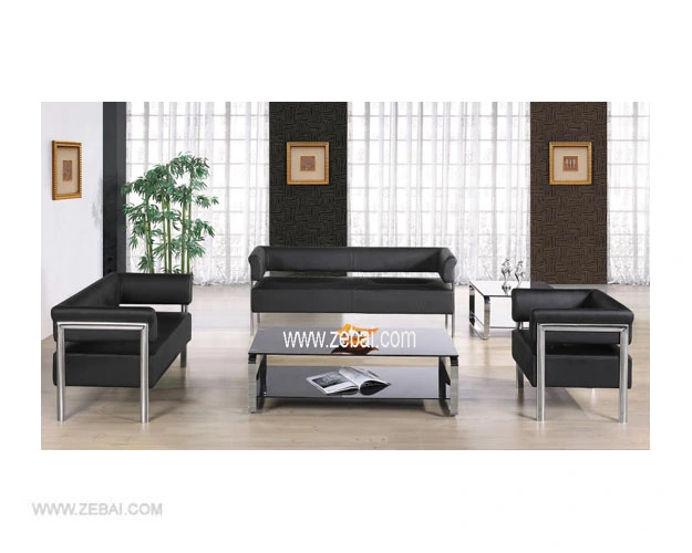 Nouveau design Zebai Foshan bureau moderne et élégant canapé en cuir canapé Commercial (ZB-F019)
