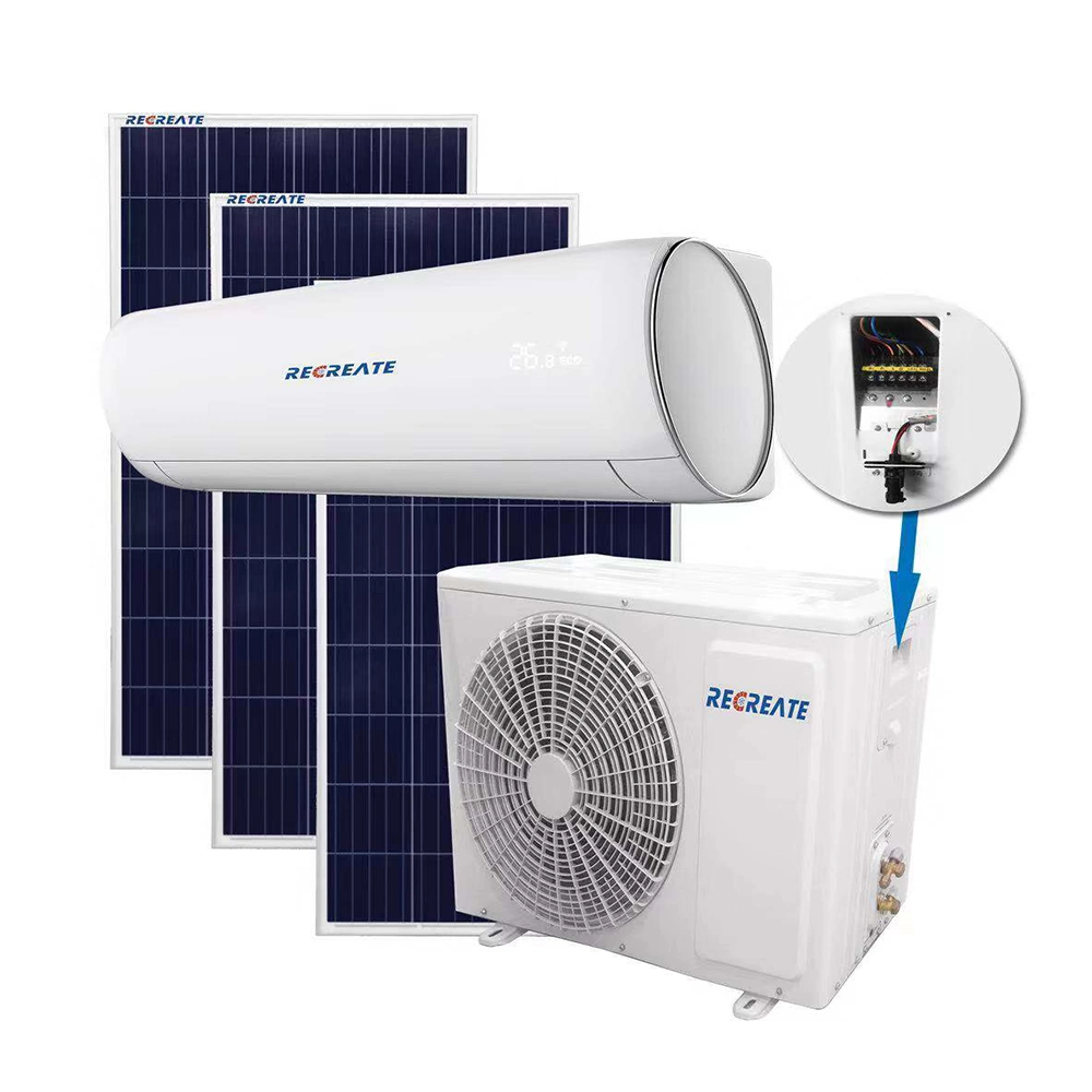 Green Energy 12000BTU Hybrid Solar Power AC Solar Air Conditioner