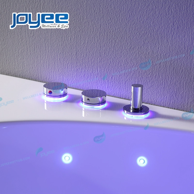 Joyee Oval Humanized 2 People Sitting Deep Soak Massage SPA Bath