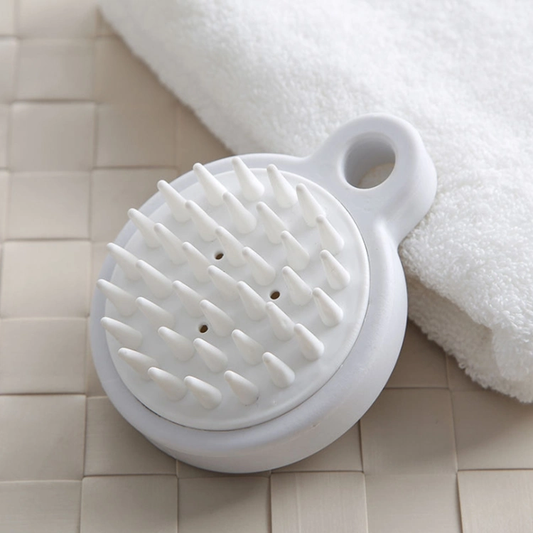 The Most Popular Silicone Shampoo Brush High Quality Scalp Massaging Shampoo Brush White Shampoo Hair Brush