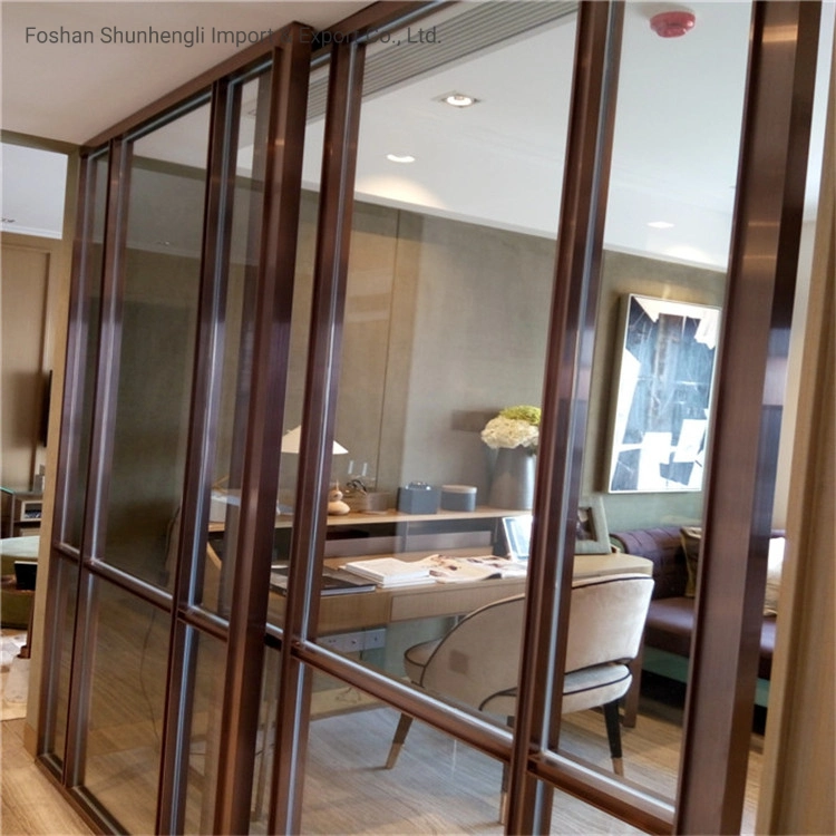 Customized Door Frame Gold / Rose Gold/ Black Stainless Steel Glass Door Frame or Elevator Frame