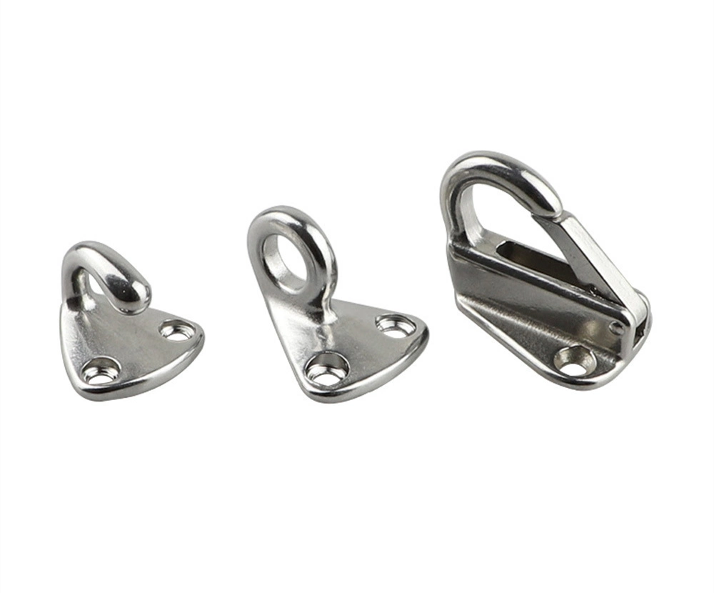 316 Stainless Steel Boat Fittings Fender Hooks Bathroom Wall-Mounted Door Metal Hanger Hook